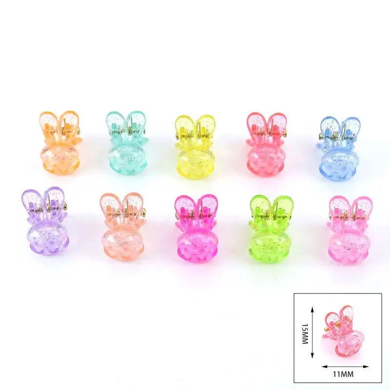 50 stuks Mini Haarspeldjes Kleurrijk Schattig Bloem/Ster/Kroon/Tekening Haarspelden DIY Pop voor Kinderen Huisdier Handgemaakte Ambachten Decoratie Accessoires