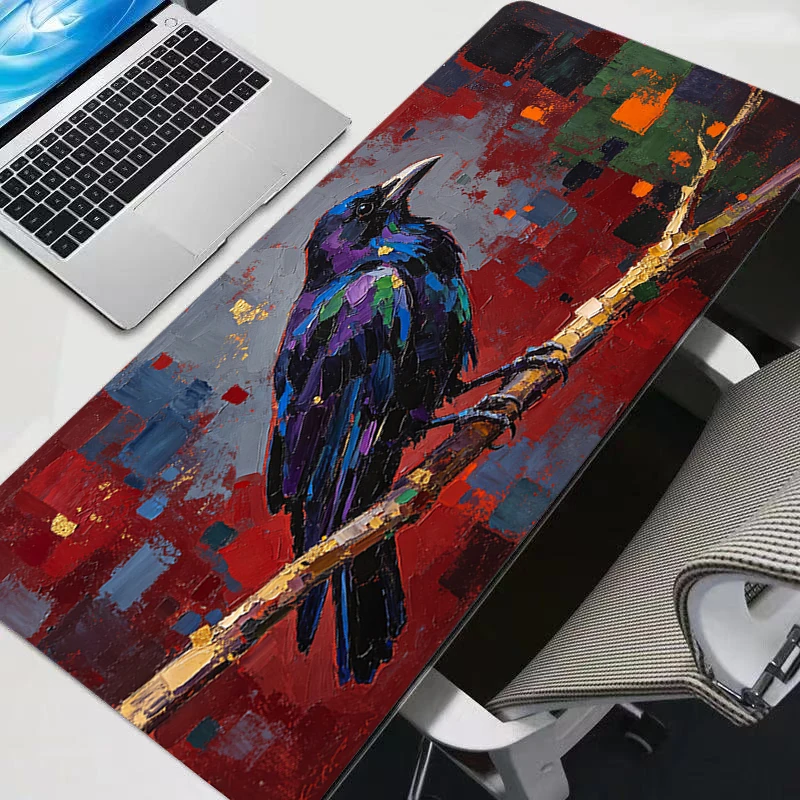 Mouse Pad Abstract oil painting Gaming Accessories PC Gamer alfombrilla xxl Computer Desk Mat Laptop Varmilo Keyboard Mousepad