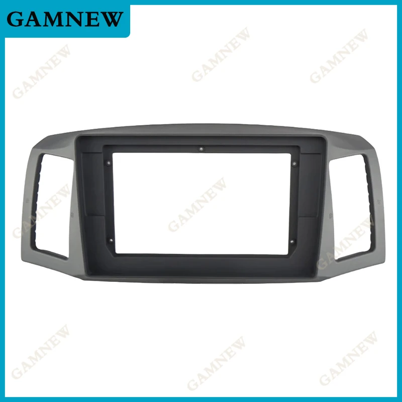 10 Inch Car Frame Fascia Adapter Canbus Box Android Radio Dash Fitting Panel Kit For Jeep Grand Cherokee 2004-2007