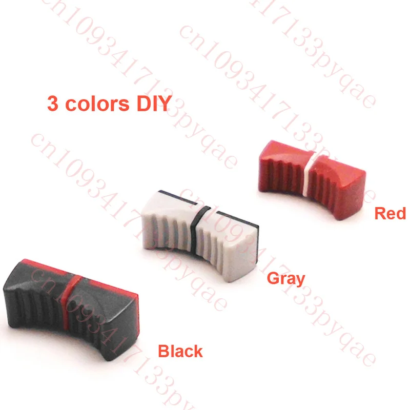 18pcs Colorful Slide Fader Knob Cap For YAMAHA MG166CX-USB MG206C hole 4MM