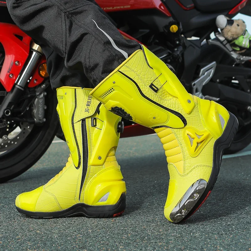 Professional Non-slip Motorcycle Off-road Shoes Motorcycle Protective For 4 Season Motorcycle Boots Waterproof Motocross Boots