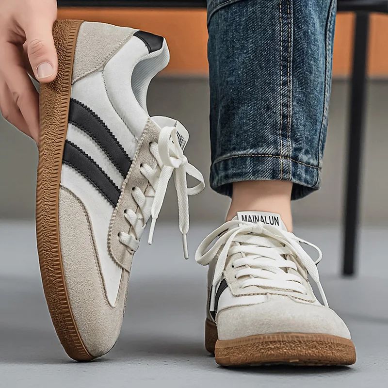 Herren Leichte Casual Laufschuhe, Stylische Ganzjahres-Vielseitige Skateschuhe für Männer – Detail 4