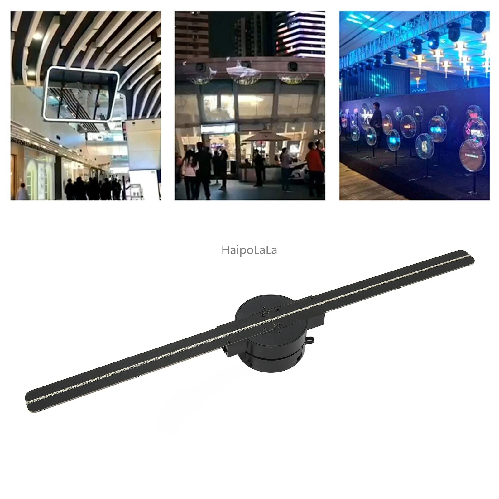 

16.5in Hologram Fan 3D Led Holographic Projector with 224 Beads Advertisement Display Light Marketing Products Marketing Product