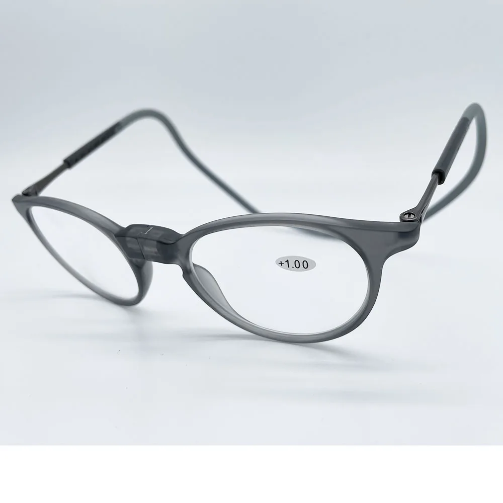 Bequeme, weiche TR-Lesebrille mit magnetischer Absorption und hängendem Hals für Damen und Herren – Detail 13