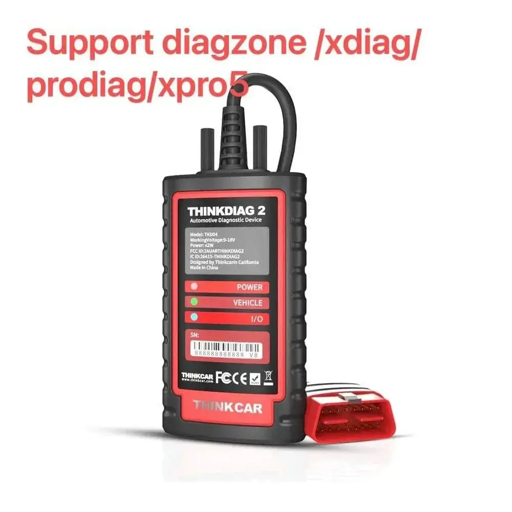 THINKCAR Thinkdiag 2 Support Diagzone XDiag Prodiag XPRO5 Software Support CAN FD Protocol All System Diagnostic PK DBScar 7 VII