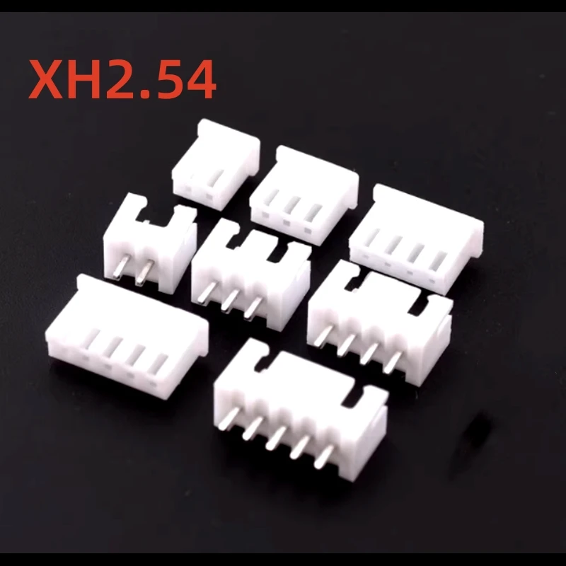 50Pcs XH2.54 Plastic Shell Terminals Male Plug + Female Socket Wire Connector XH2.54 2P 3P 4P 5P 6P 8P 10P-16P