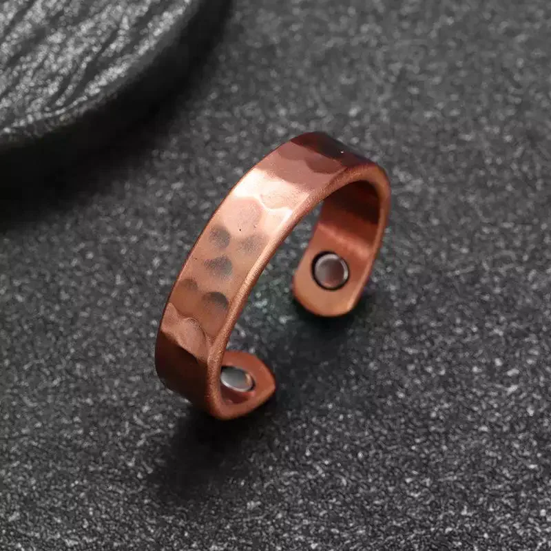 Bear Claw Copper Ring Magnetic Energy Joint Pain Ring For Women Men Retro Fashion Healthy Jewelry