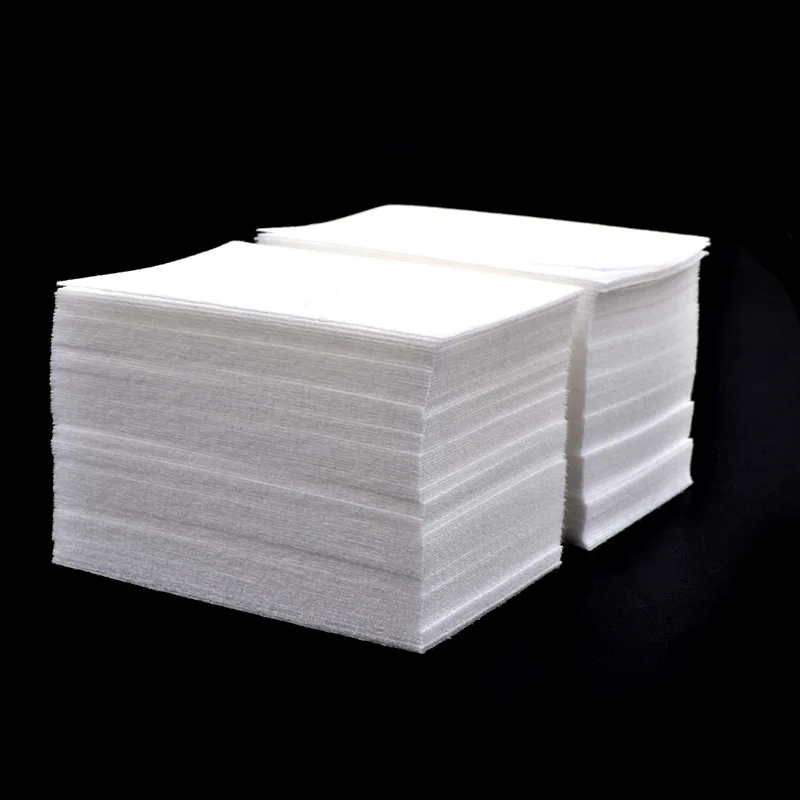 50/100/200/500pcs/lot Lint-Free Wipes Napkins for Nail Polish Remover Cotton Pad Nail Wipe Napkins Manicure Pedicure Gel Tools