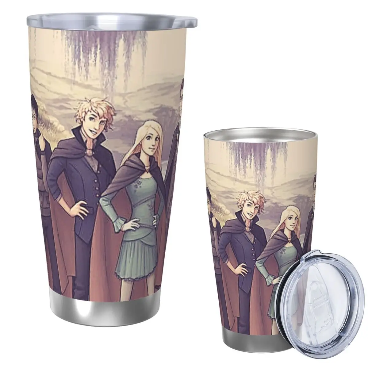 

Keeper Of The Lost Cities Character Stainless Steel Tumbler Vacuum Insulated Mugs Thermal Cold Bottle Straws With Lid 20oz