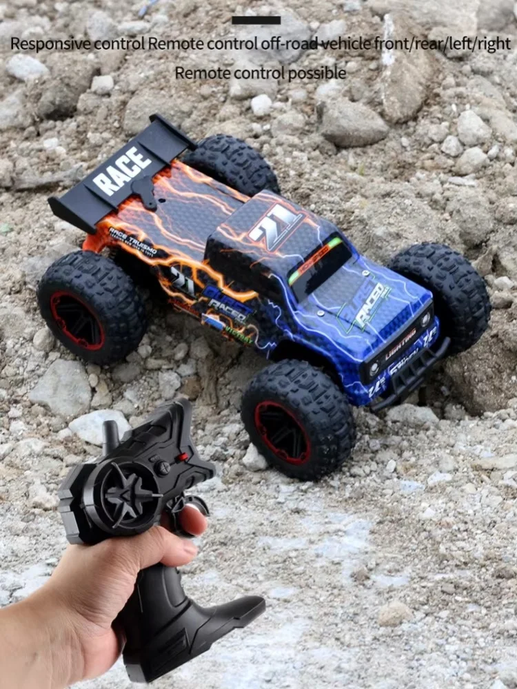 Drahtlose Fernbedienung Offroad-Fahrzeug Lichter Spray Bergsteiger Simulation Gleichung Drift Racing Modell Junge Spielzeug Geschenk