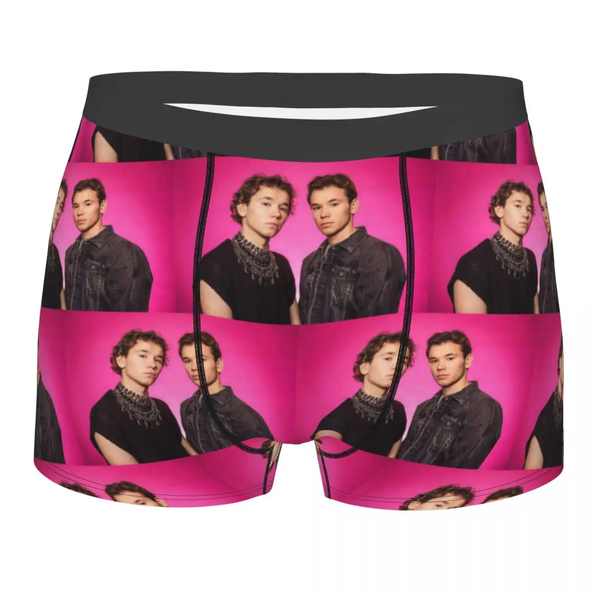 Boxer Underpants Shorts Marcus And Martinus Sweden Norway Eurovision Panties Male Comfortable Underwear for Homme Man Gifts