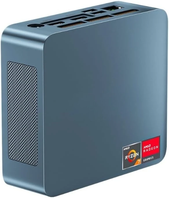 كمبيوتر صغير 5 5500U (6 النوى، 12 خيط) 16 جيجابايت DDR4 500 جيجابايت M.2 NVME (بحد أقصى 2200 ميجابايت/ثانية) SSD، S5 أجهزة كمبيوتر مكتبية صغيرة OS 11 Pro #2