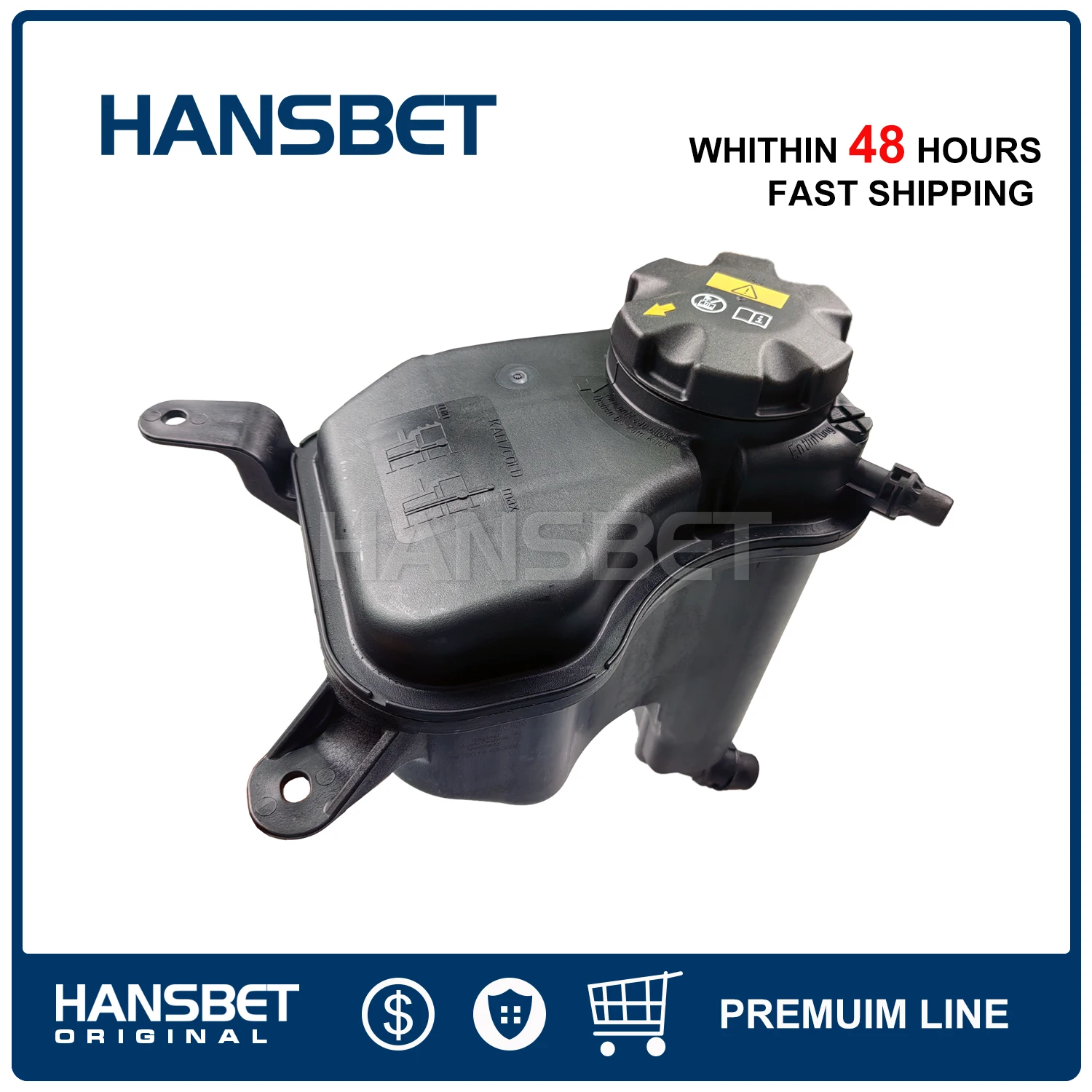 Coolant Expansion Tank with Cap 17137640514 Fit BMW 1 3 Series 130i 135i 316i 320i 323i 325i 328i 330i 335i E90 X1 Z4 HANSBET