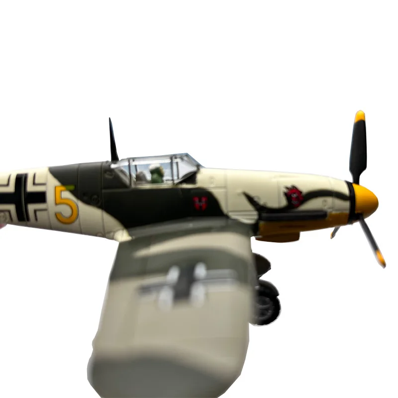 Échelle 1:72 1/72 WWII Chasseur Allemand Messerschmitt BF109 BF-109 Me-109 Moulé Sous Pression En Métal Avion Modèle Jouet Enfant Cadeau