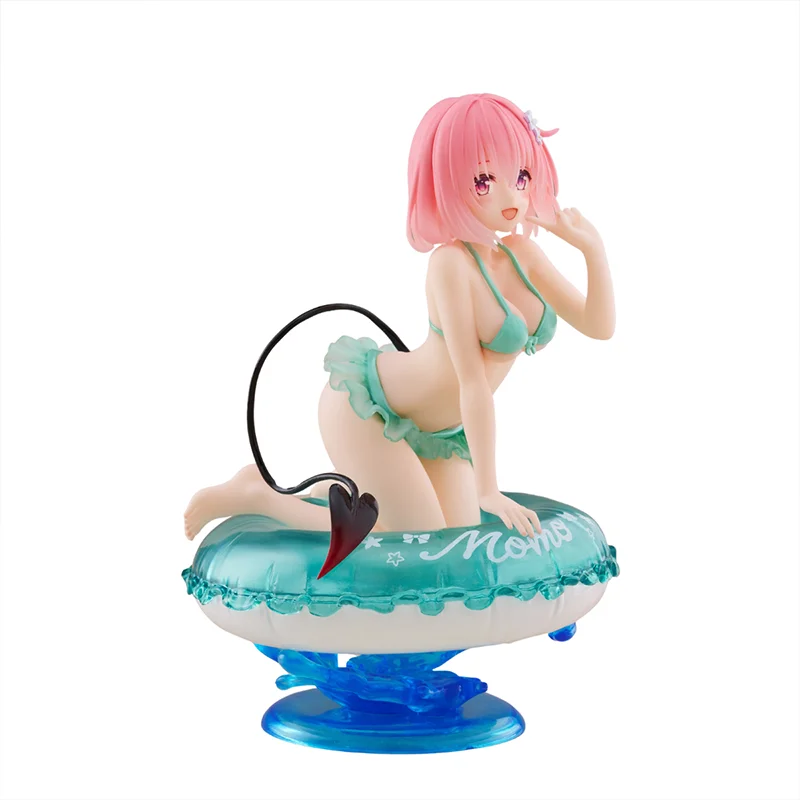 

Оригинальная коллекционная фигурка Taito To Love-Ru Darkness Aqua Float Girls: Момо Белия Девилюк, аниме-фигурка, модель для коллекционеров