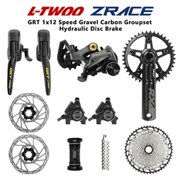 LTWOO GRT Disc 1x12 Speed Gravel Groupset Hydraulic Disc Brake Shifter Rear Derailleur ZRACE Crankset Cassette GRX Compatible