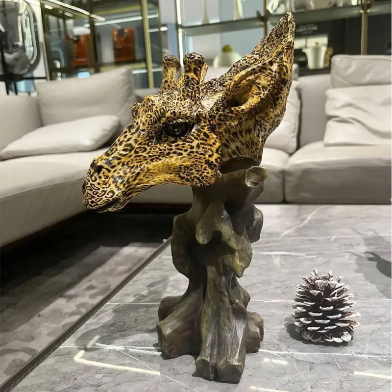 

Украшение в виде головы оленя, разноцветное, для гостиной, спальни, дома