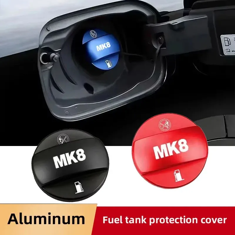 

Alloy Car Fuel Cap Oil Box Lid Petrol Tank Covers For Volkswagen VW MK8 BORA CC GOLF Rline GTI Polo Sharan Jetta Caddy Scirocco