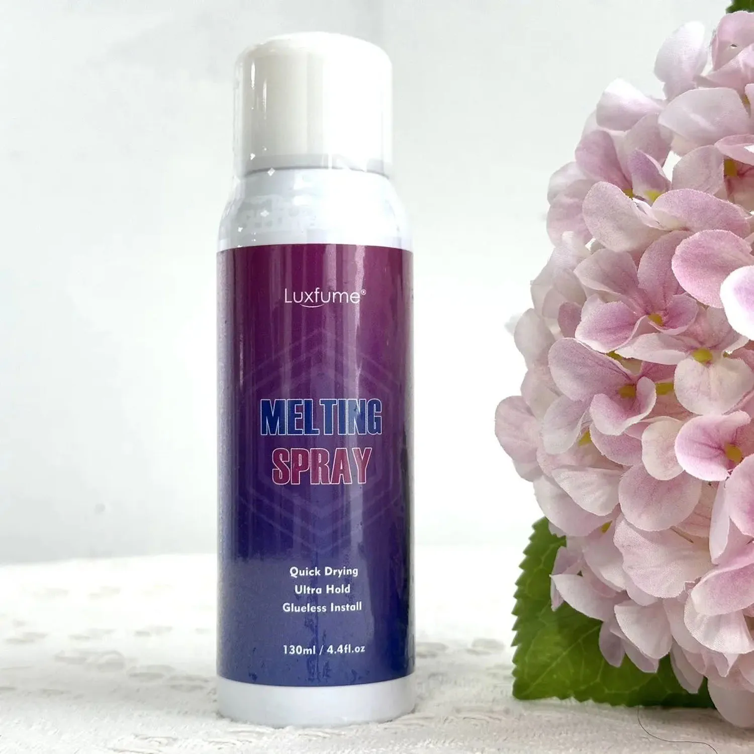 120Ml Lace Melting Spray Seamless Finish Glue Spray Wig Melting Spray & Hair Adhesive For Lace Wigs Strong Invisible Lace Glue