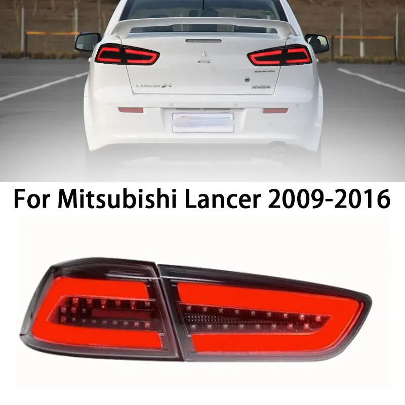 Car Styling Tail Lamp Assembly For Mitsubishi Lancer EVO EX Taillights 2009-2016 Upgrade Modified to NEW Dynamic LED Taillamp