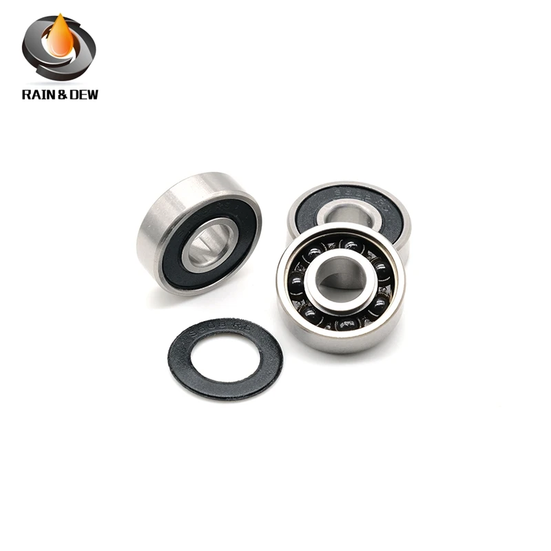 

1Pcs High quality S689 2RS CB 9X17X5mm Stainless steel hybrid ceramic ball bearing ABEC-7 With Greased