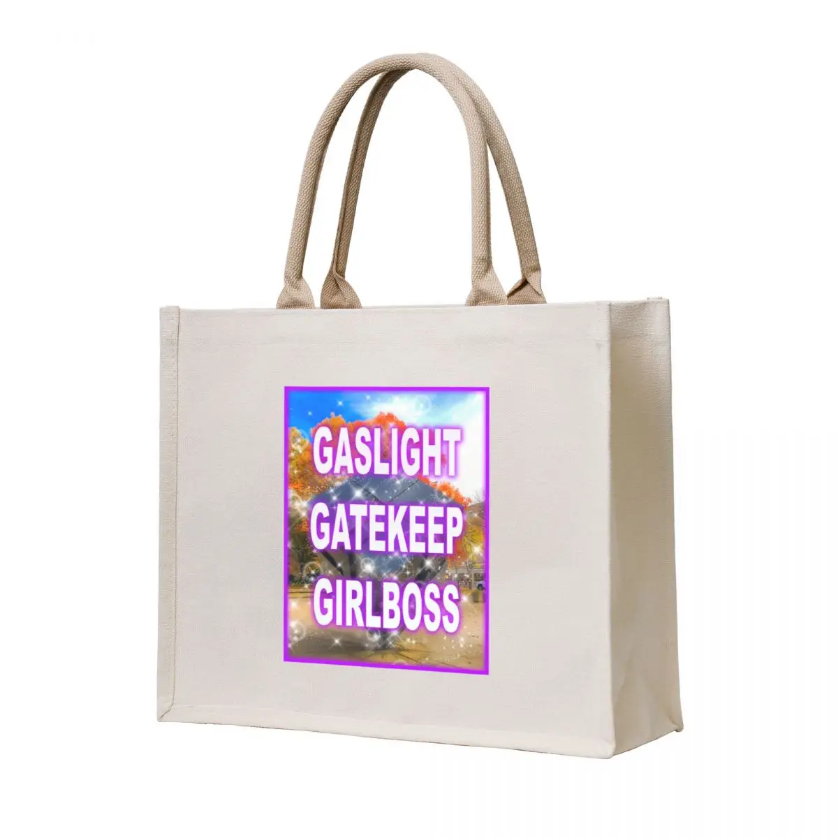 

GASLIGHT GATEKEEP GIRLBOSS Tote Bag bag luxury women tote bag men tote custom
