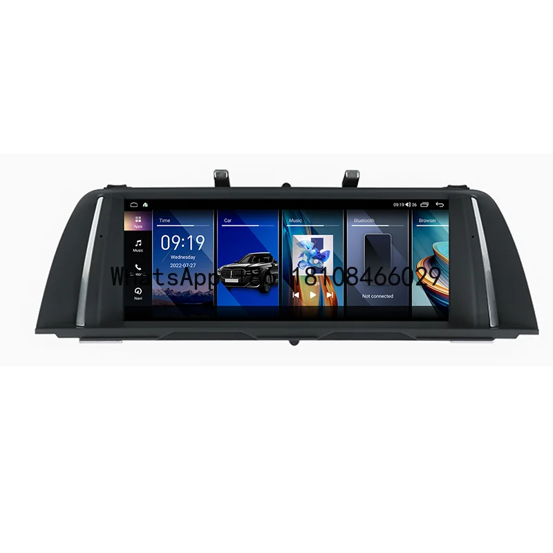 

12.5" Android 14 GPS Navigation Wireless Apple Carplay Auto for BMW 5 Series F10 F11 Car Radio Multimedia Video Player Screen