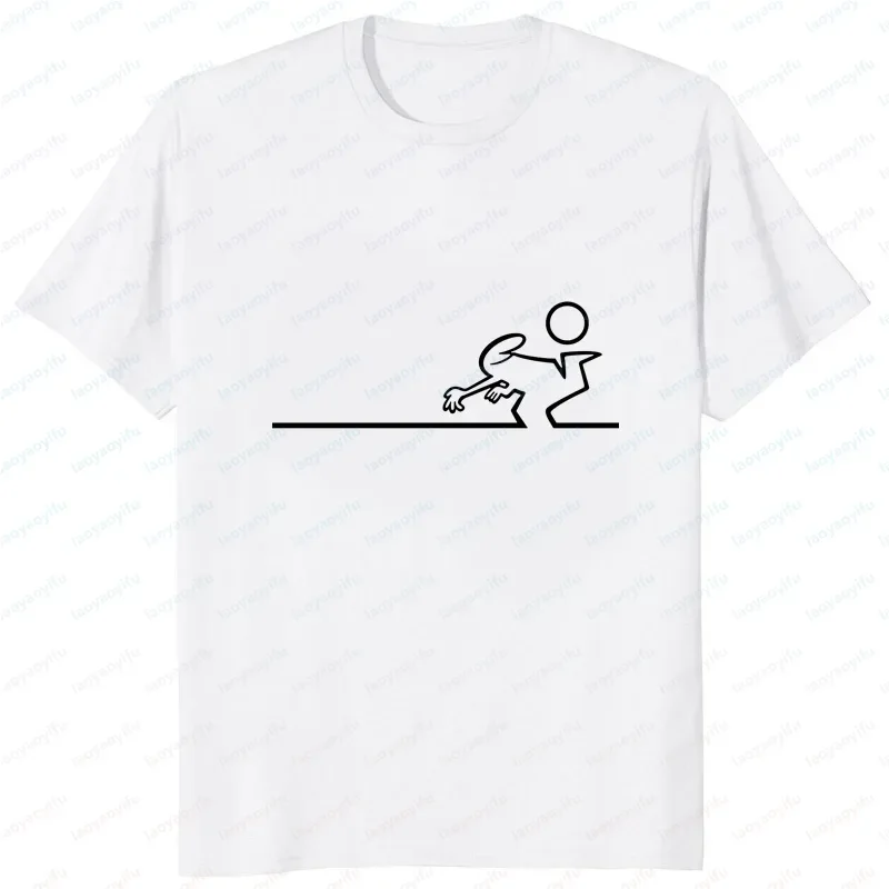 Korea Style La Linea The Line Osvaldo Cavandoli TV Tshirt Comfortable Streetwear Man T-shirt Hipster Casual Loose Women Tee image 4