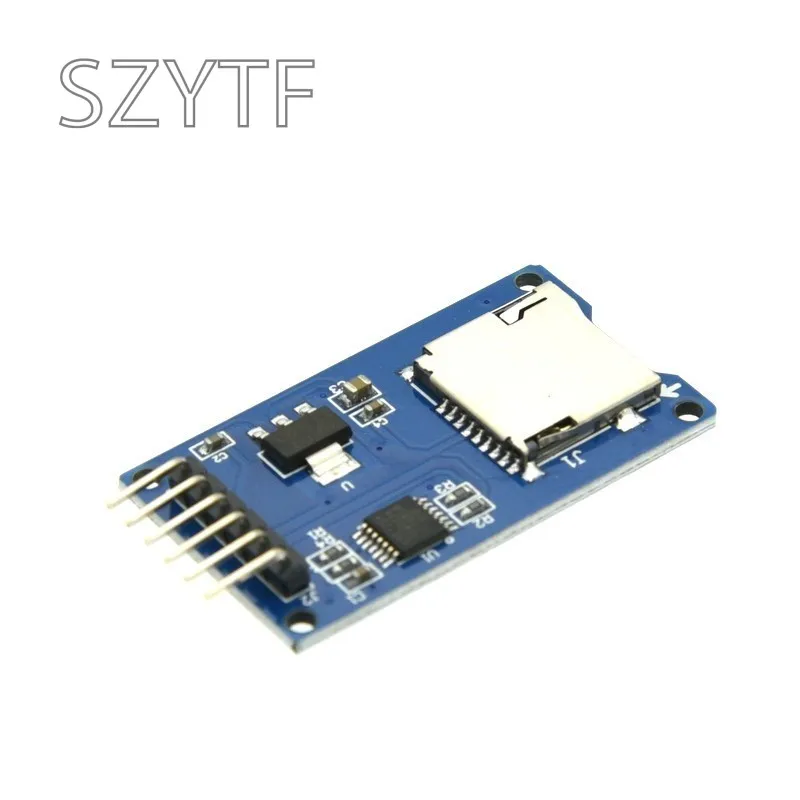 1-10pcs Micro SD Card & SDHC(high-speed card) Mini TF Card Reader Module Adapter SPI Interfaces with Level Converter Chip