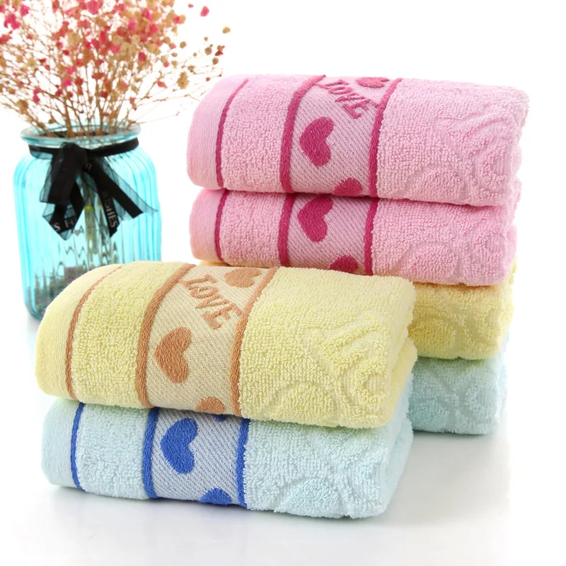 Home Cotton Jacquard Face Towel Adult Soft Absorbent Thickened Towel Wedding Companion Gift Company Welfare Gift