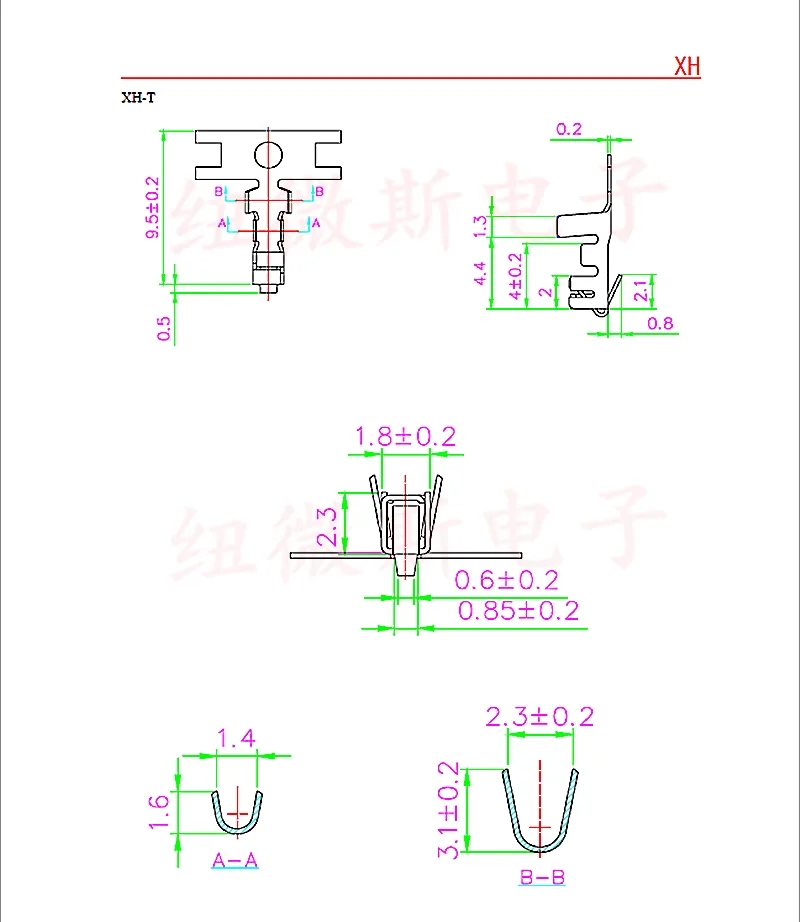 10Pcs 60mm/80mm/250mm/400mm/500mm JST XH 2.54mm Wire Color Cable Connector 2P/3/4/5/6/7/8/9/10/11/12 Pin XH2.54 Pitch Plug 26AWG