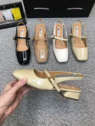 2026 Spring New Women Slipper Fashion Flat Heel Shallow Slip On Ladies Mules Shoes Soft Casual Outdoor Sandal Shoes Zapatillas M