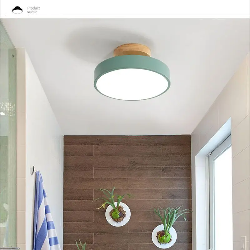 Nordic LED Ceiling Lights Macaron Colorful Ceiling Lamp New Home Decor Luminaria to Bedroom Foyer Indoor Lighting Aisles Lustre