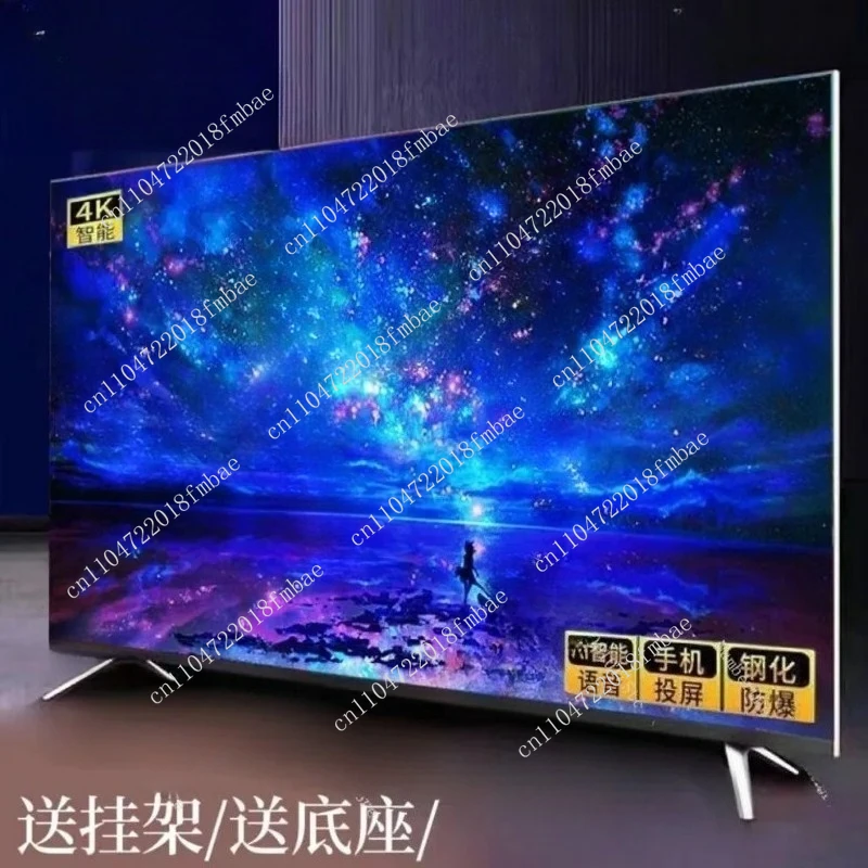 AI Android TV with voice control, HDR10+， Suitable for living room, home theater, frameless smart TV, ultra high definition