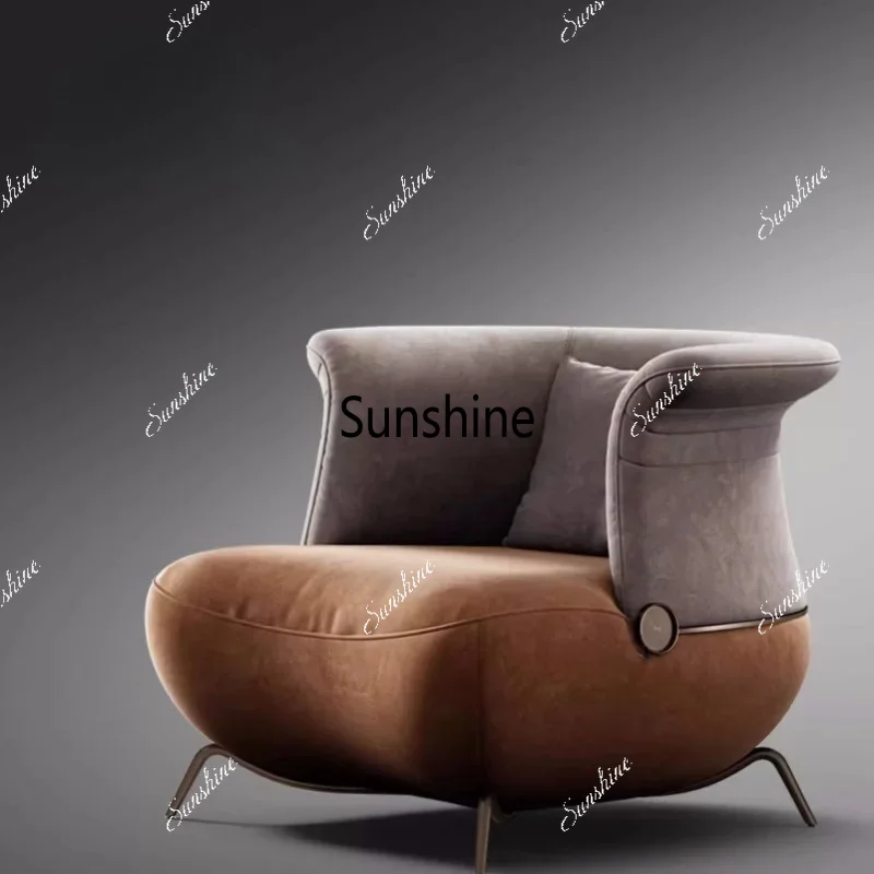 

Italian leisure chair living room home large flat high-end leisure chair single sofa