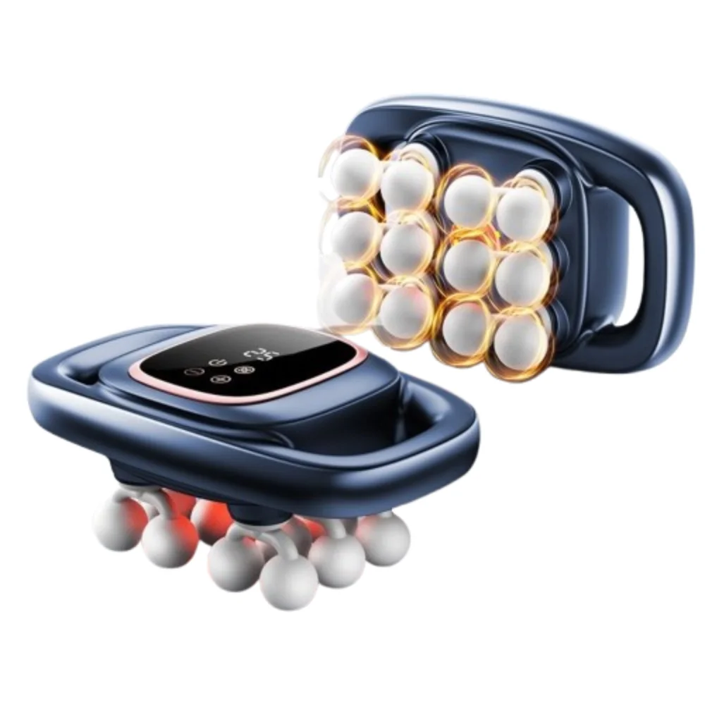 

8/12/16-Head Fascia Equipment High Frequency Electric Waist Massager Muscle masajeador Vibration Body Massage Machine