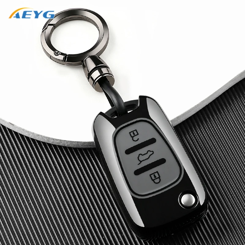 TPU Car Key Case Shell For Hyundai I20 I30 IX20 IX25 IX35 Elantra Accent For KIA Sportage Rio 3 Soul Optima Ceed Pro K5 K2 Pride - view 3