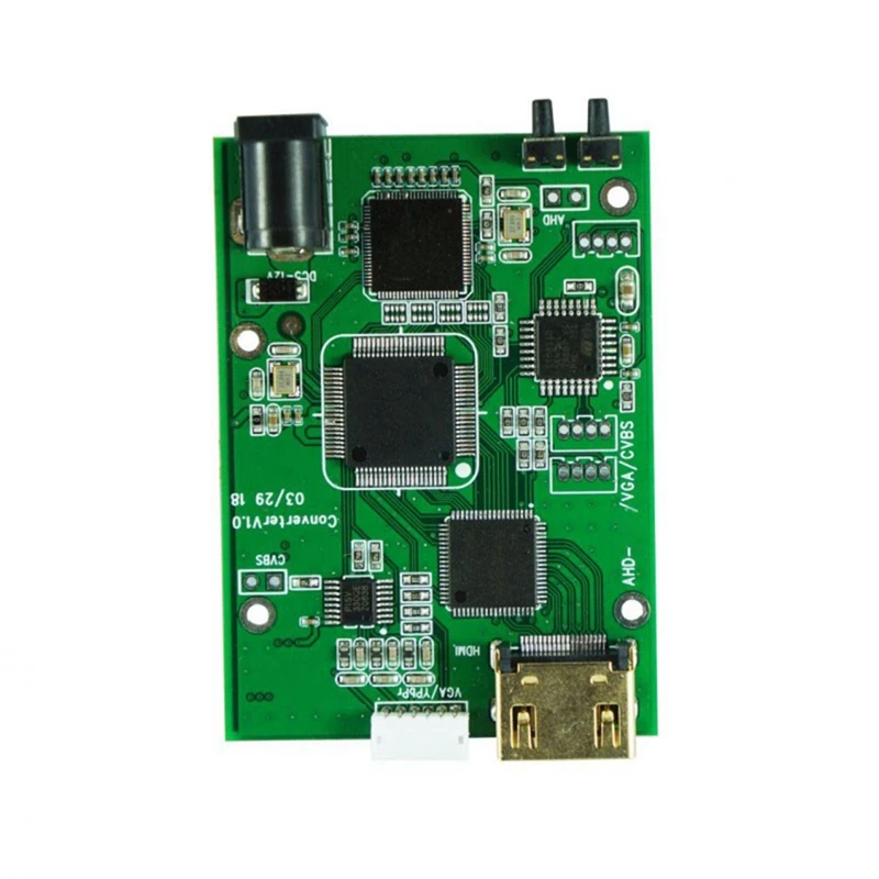 AHD41 4-In-1 HD Video Signal Convertor Board AHD TVI CVI CVBS Signal To -Compatible VGA CVBS Signal Convertor Board