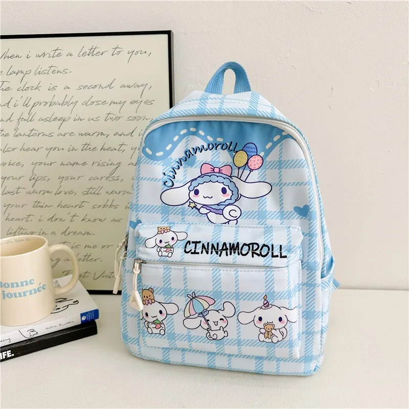 Plecak Sanrio Hello Kitty moja melodia Cinnamoroll Kuromi tornister o dużej pojemności plecak studencki z motywem kreskówkowym dla dzieci prezenty