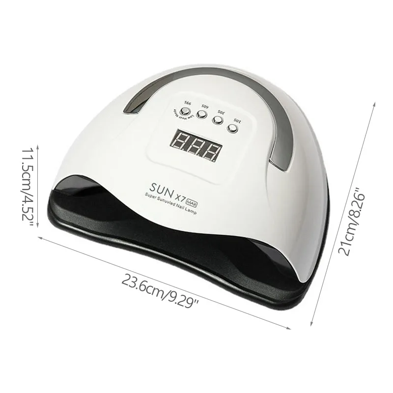 LINMANDA SUNX7 MAX 150w lampe à ongles Led Uv pour manucure 57 Led Uv Gel sèche-vernis à ongles Irradiation à 180 degrés sans Angle mort