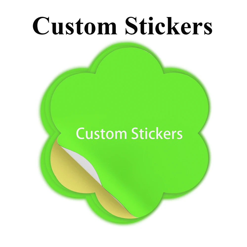 

Custom Your Own Logo Stickers Personalized Logo Scrapbooking PVC Vinyl Waterproof Die Kiss Cut Adhesive Paper Label Stationary