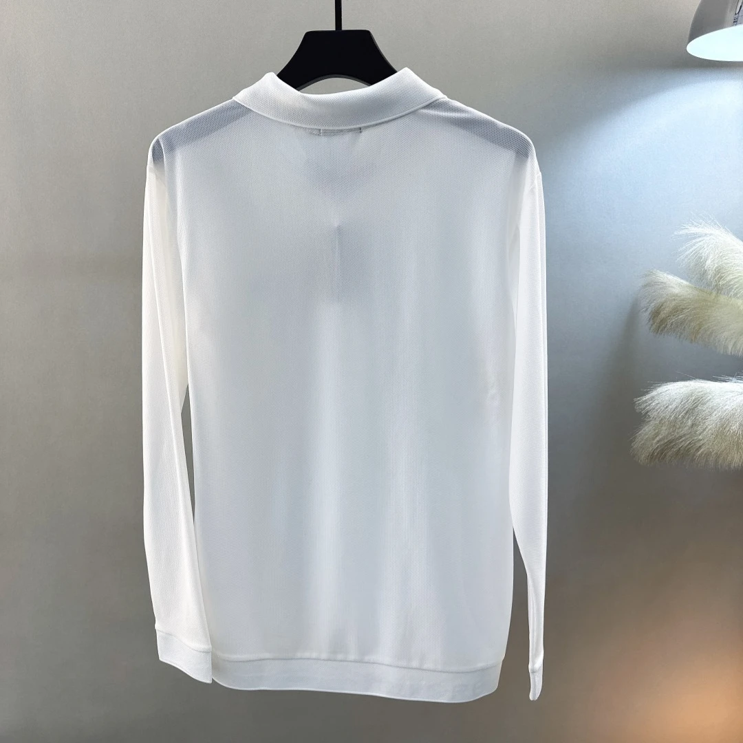 Men's Golf Long Sleeve Top 2026 New Korean Style Baseball Casual Stretch Comfortable Quick-Dry Moisture Wicking Polyester Soft