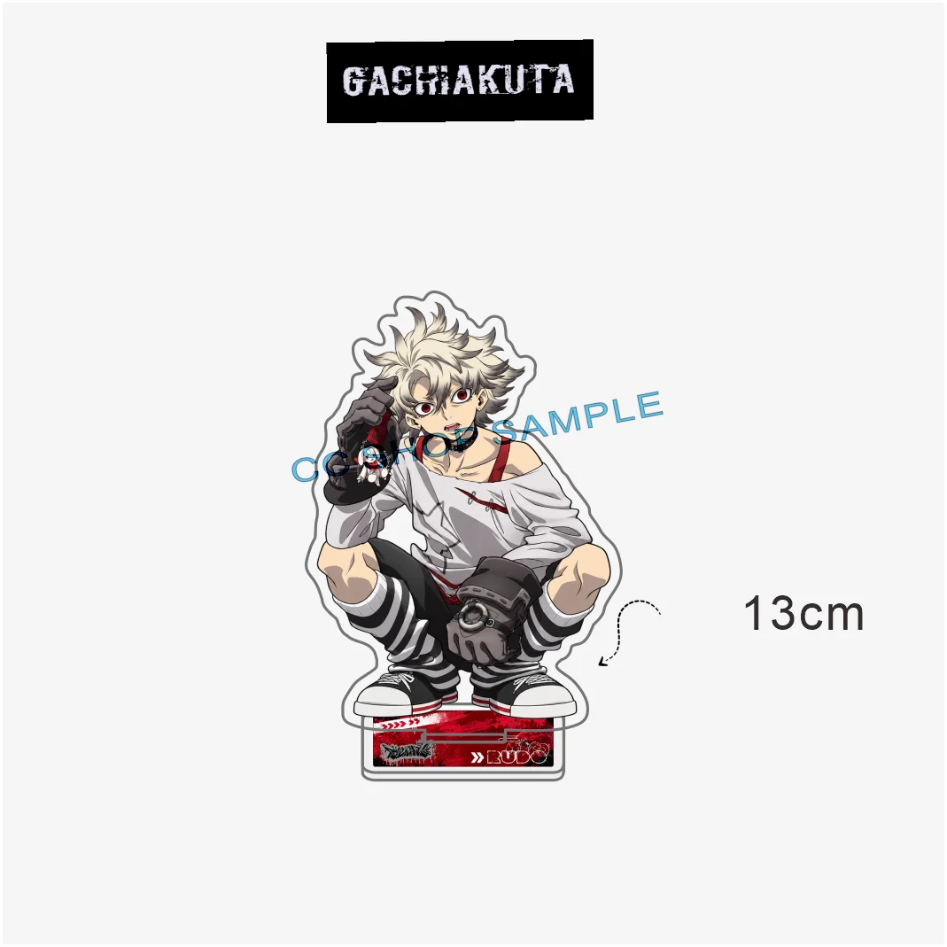 Gachiakuta Anime Acrylic Standee Keychain Rudo Zanka Enji Riyo Figure Desktop Decor Character Collectible Gift Cartoon Products