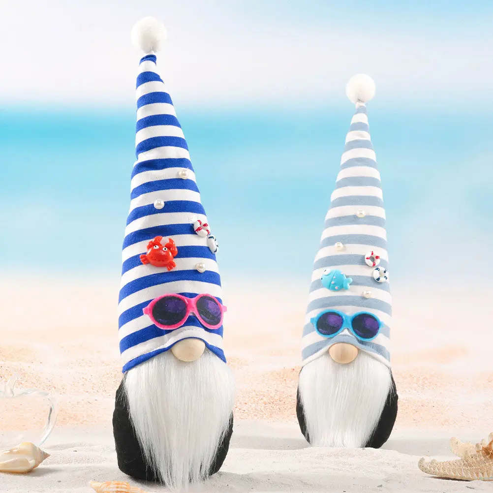 

1Pcs Sunglasses Gnome Decor Cute Cloth Dwarf Figure for Desk Window Shelf Home Office Adornment Kids Gift Photo Prop