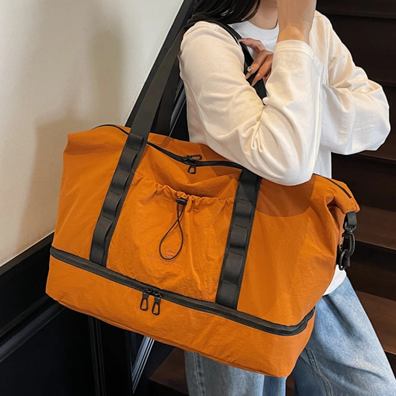 Large Capacity Travel Duffels Bag With Independent Shoe Compartment Travel Totes Suitable For Yoga Gym Storage Weekends Bags - view 3
