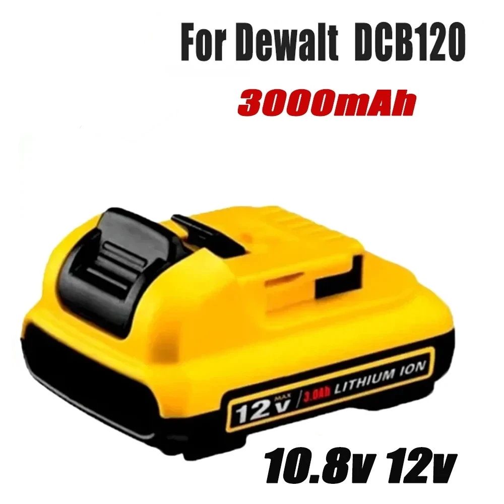 

12V 3.0Ah Lithium-ion Battery Replacement Li-ion Batteries for Dewalt DCB120 DCB124 DCB122 DCB125 DCB123 Power Tools