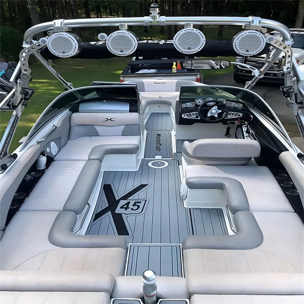 2005-2013 Mastercraft X45 Swim Platform Cockpit Pad Boat EVA Teak Deck Floor Mat SeaDek MarineMat Gatorstep Style Self Adhesive