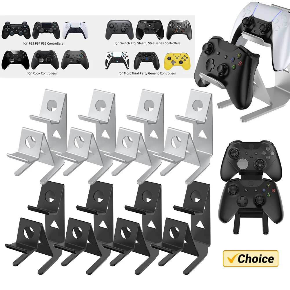 1-5PCS Game Controller Stand Holder for Switch/PS5/PS4/Xbox Gamepad Rack Stand Foldable Design Dual Game Controller Stand