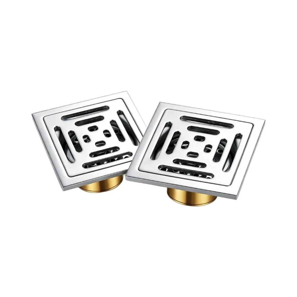 2Pcs Stainless Steel Wet Room Floor Drain Backflow Preventer Valve Blocking Shower Drain Anti-Clog Bathroom Plumbing Accessory