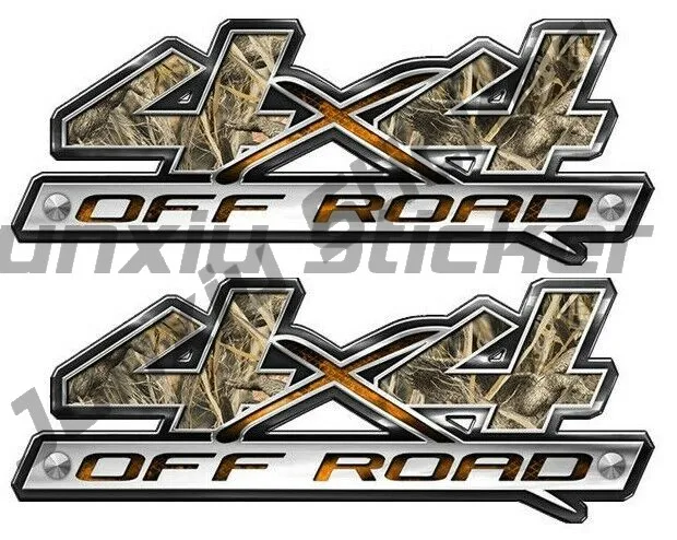 2x Fx4 Offroad-Aufkleber F150 F250 F350 Truck-Seitenaufkleber 1997-2026 4x4 Offroad-Haie Aufkleber Chamäleon Tarnmuster Waldgrün Pink – Detail 8